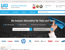 Tablet Screenshot of hq-patronen.de